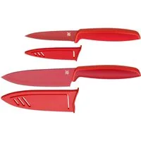 WMF Messer-Set Touch (Set, 2-tlg., 1x Allzweckmesser 20 cm, 1x Kochmesser 24 cm, je mit Klingenschutz), mit passenden Schutzhüllen