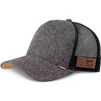 Djinns Trucker Cap Djinns HFT Trucker Cap Spotted Tweed Black (Basecap, Basecap, Trucker Kappe, Meshcap) Djinns Logo Patch