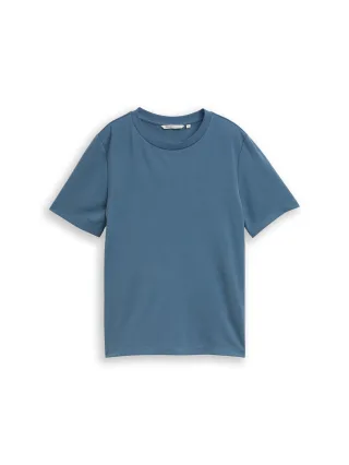 Denim Tom Tailor - Loose Fit T-Shirt dusty denim blue - Gr. - M