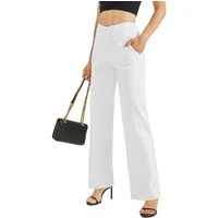 G4Free Jogginghose Damen Jogginghose Hohe Taille Weites Bein Yoga & Alltag Jogginghose mit Taschen