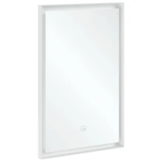 Villeroy und Boch Subway 3.0 Spiegel A4635000 Aluminiumrahmen, 50 x 75 x 4,75 cm, weiß matt