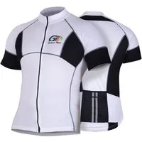 German Wear Radtrikot 1057 Jersey White/Black Herren Radler-Trikot Jersey