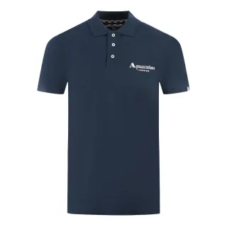 Aquascutum London 1851 Marineblaues Poloshirt