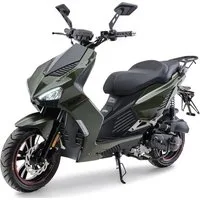 Burnout Motorroller BAD s Grün, 50 ccm, 45 km/h, Euro 5, Keyless-Go, Alarmanlage, LED-Beleuchtung