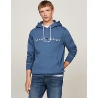 Tommy Hilfiger Kapuzensweatshirt TOMMY LOGO unifarben, casual, regular fit, Baumwollmix, Kapuze