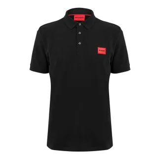Hugo - "Dereso" Poloshirt für Herren, kurzärmlig (Schwarz)