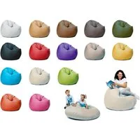 sunnypillow Sitzsack mit Styropor Füllung Outdoor & Indoor für Kinder und Erwachsene