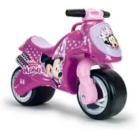 INJUSA Rutschmotorrad Minnie Mouse Moto, Kinder Rutschmotorrad in Rosa, breite Räder & Tragegriff, ab 1,5 J.