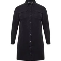 Vero Moda Curve Blusenkleid SILA (1-tlg) Falten