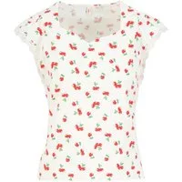 Blutsgeschwister Kurzarmshirt Charming Heart - Shirt Damen - Top - Tee - Printshirt