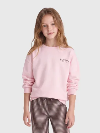 KIDS ONLY - KOGBILA L/S OVZ PRINT O-NECK SWT NOOS Chalk Pink - Gr. - 164