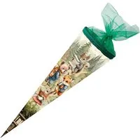 Nestler Schultüte Nestler Schultüte Tierischer Schulstart 50cm mit Tüllverschluss