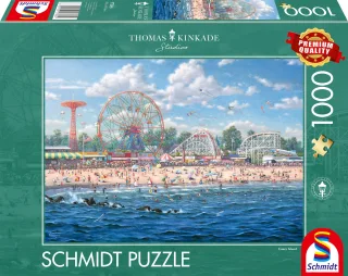Schmidt Puzzle 57365 - Thomas Kinkade: Coney Island [1.000 Teile]