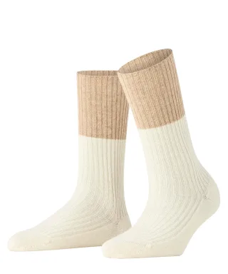 FALKE - FALKE Cosy Wool Special Edition Damen off-white - Gr. - 40.5