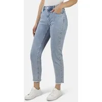 STOOKER WOMEN 5-Pocket-Jeans Zermatt Fashion Straight Fit Jeans Straight Fit Casual Acid Wash Denim Jeans für Damen