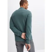 bonprix Strickjacke Regular fit, Feinstrick, mit Stehkragen, aus Baumwolle