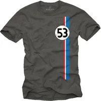 MAKAYA Print-Shirt Herren Geschenke für Autoliebhaber 53 Tuning Motiv Retro Vintage Auto