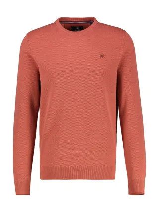 LERROS - O-NECK BUENDCHEN earth red - Gr. - XXXL