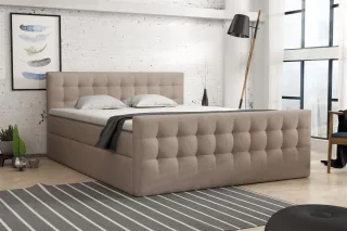 Boxspringbett Schlafzimmerbett ANKER Deluxe 140x200cm in div. Farbvarianten i...