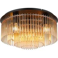 GLOBO LIGHTING Deckenleuchte GORLEY, ohne Leuchtmittel, Deckenleuchte/Glasstäbe/Wohnzimmer/Esszimmer