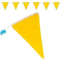 Goodymax Hängedekoration Wimpelkette 10 m, 20 Wimpel a 20 x 30 cm Girlande Fähnchen