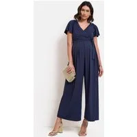 Seraphine Jumpsuit Seraphine Mittellanger Overall mit Wickelfront (1-tlg)