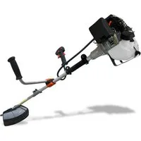 FUXTEC Benzin-Motorsense FX-MS125, 25.4ccm, 30.5cm Schnittbreite, leichte 5.5kg, 3 Zahn Messer/Blatt