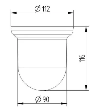 AVENARIUS Ersatzglas für Bürstengarnitur 1002250905