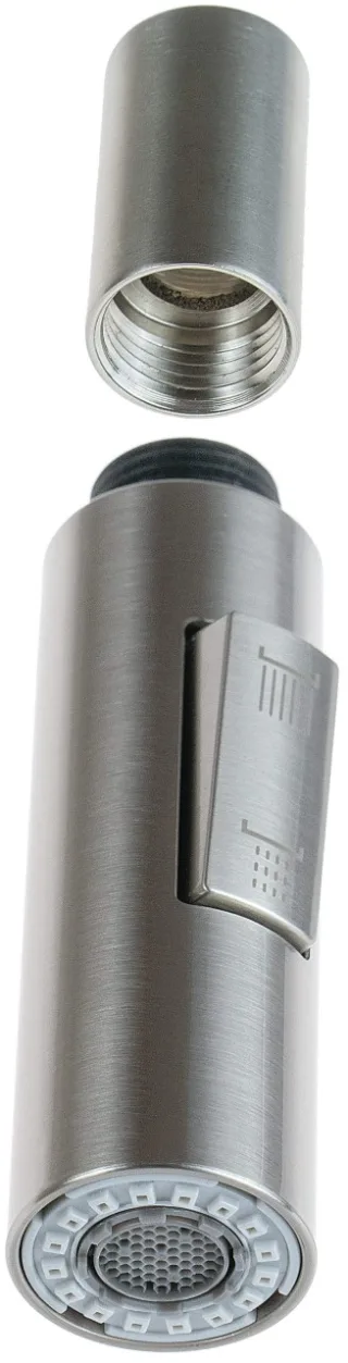 Neuesbad HANDSHOWER + CONNECTOR für Armatur BOC_F74x, Edelstahl NB1DEABAF74S1