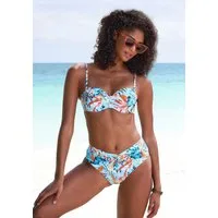Venice Beach Bügel-Bandeau-Bikini-Top Caru, mit modernem Allover-Print
