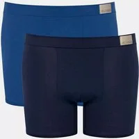 sloggi Boxershorts Men GO Natural (2er Pack) mit langem Bein, eng anliegend, ohne Eingriff