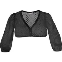 MarJo Dirndlbluse Dirndlbluse Ahorntal schwarz