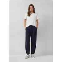 s.Oliver 7/8-Hose Hose Relaxed Fit Hose mit Barrel Leg und hohem Bund