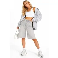 SUBLEVEL Bermudas Damen Jeans Shorts Bermuda Kurze Hose Short Denim Baggy 5-Pocket-Style