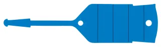KS Tools Schlüsselanhänger mit Schlaufe, 500 Stück blau - 500.8094
