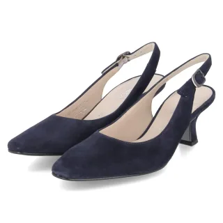 Gabor Slingpumps  Blau - Gr. 36 -  Echt Leder