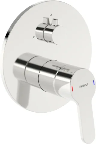 Hansa Einhandmischer FM-Set f. zwei Abgänge HANSAPRIMO, 8990 Rosette rund verchromt, 89909023 89909023