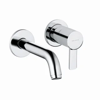 Kludi Waschtisch-2 Loch-Wand-Einhebelmischer Zenta Ausladung 170 MM chrom 382440575