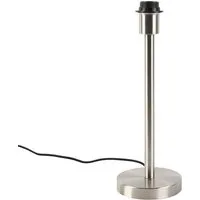 Qazqa Tischleuchte Simplo, ohne Leuchtmittel, Warmweiß, QAZQA Tisch­leuchte, e27, Stahl, Stahl, Modern