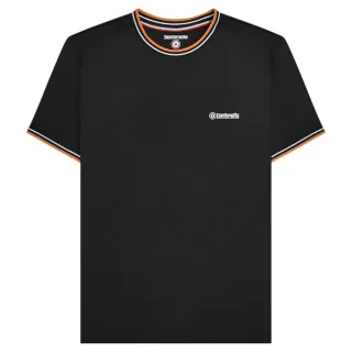 Lambretta - "AW24" T-Shirt für Herren (Schwarz/Weiß/Orange)