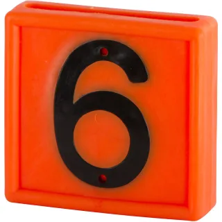 Kerbl Nummernblock, 1-stellig 10er Pack orange orange - 208466