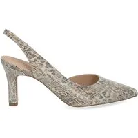 Peter Kaiser Peter Kaiser 79642 458, Peeptoes & Slingpumps, Braun kombiniert, Damen Peeptoepumps
