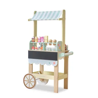 Teamson Kids Eisstand, Grün, Holz, Freiform, Spielzeug, Kinderspielzeug, Kinderspiele