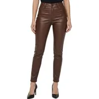 Tazzio Skinny-fit-Jeans F139 High Waist, Lederoptik, 5-Pocket-Stil