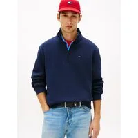 Tommy Jeans Sweatshirt TJM REGULAR FLEECE 1/4 ZIP MOCK NECK mit Fleece