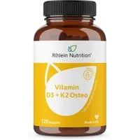 R(h)ein Nutrition Vitamin D3+K2 Osteo Kapseln, 120 St., 25.2 g