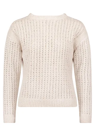 Betty Barclay - Grobstrick-Pullover beige - Gr. - 44