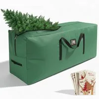 Onbest Aufbewahrungstasche Weihnachtsbaum Christbaum künstlicher Baum Tasche mit 5 Karten, Wasserabweisend, Reißverschluss, XXL, 600D Oxford