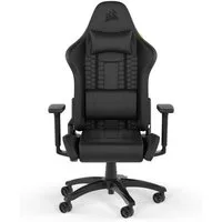 Corsair Gaming-Stuhl TC100 Relaxed Gaming-Stuhl, Kunstleder, Schwarz