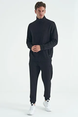 Herren Fleece Sweatshirt- und Hosen-Set